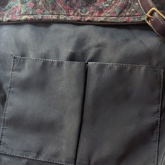 Talbot's Paisley corduroy handbag. Like new - Picture 6 of 8